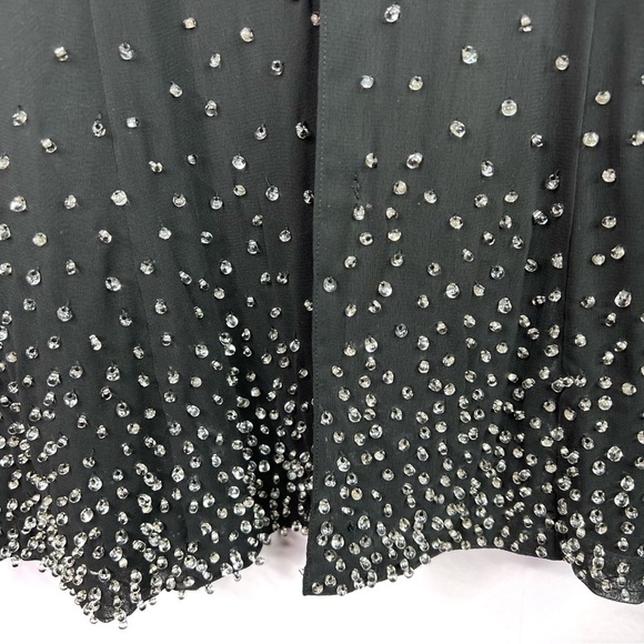 Vivienne Tam East Wind Code Vintage Beaded Embellished Blazer Jacket Black - Picture 6 of 10